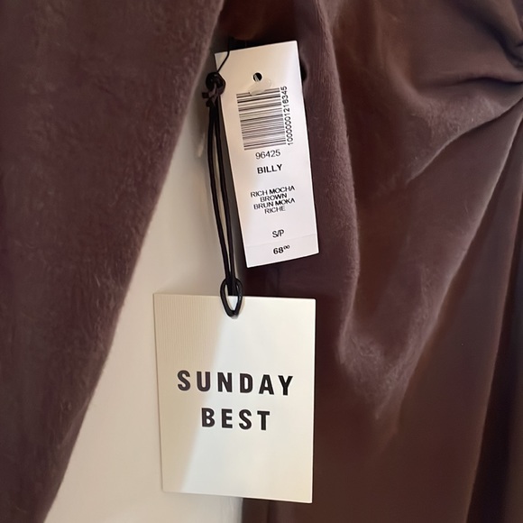 NWT Aritzia Sunday Best Billy Dress in brown - Picture 4 of 5